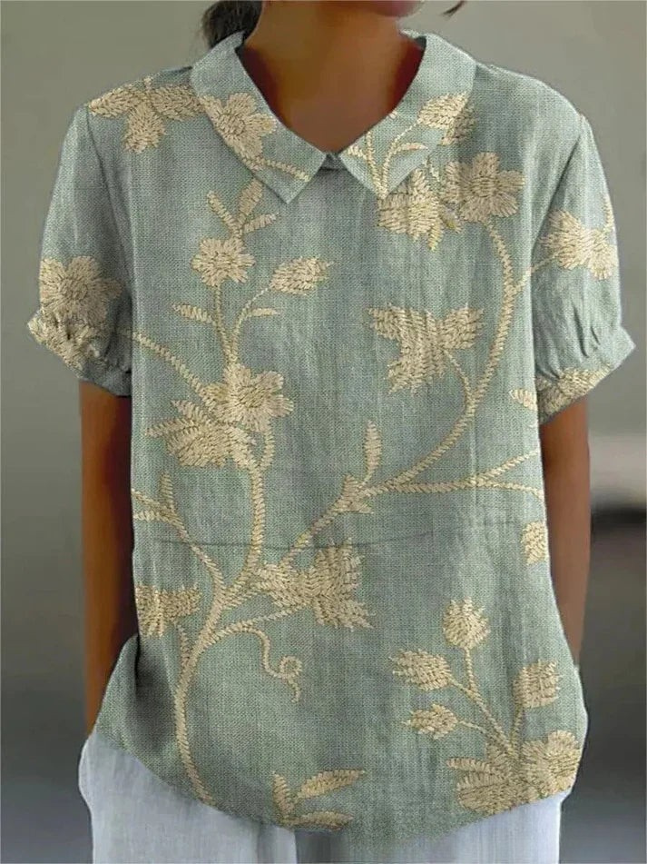 Inca | Kunstvolle Blumenbluse