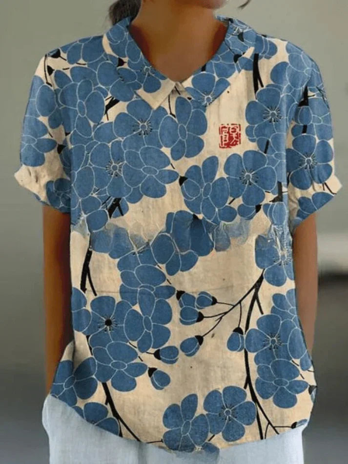 Inca | Kunstvolle Blumenbluse