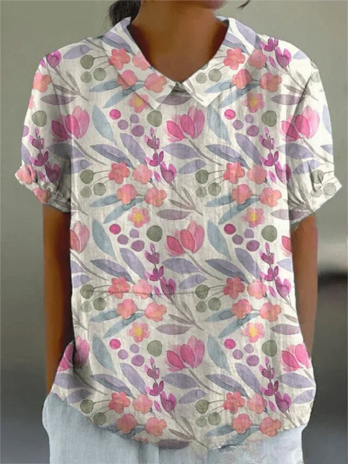 Inca | Kunstvolle Blumenbluse