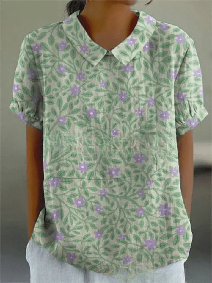 Inca | Kunstvolle Blumenbluse