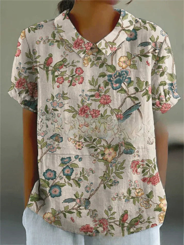 Inca | Kunstvolle Blumenbluse