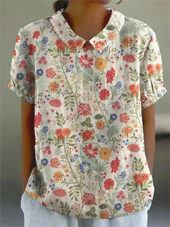 Inca | Kunstvolle Blumenbluse
