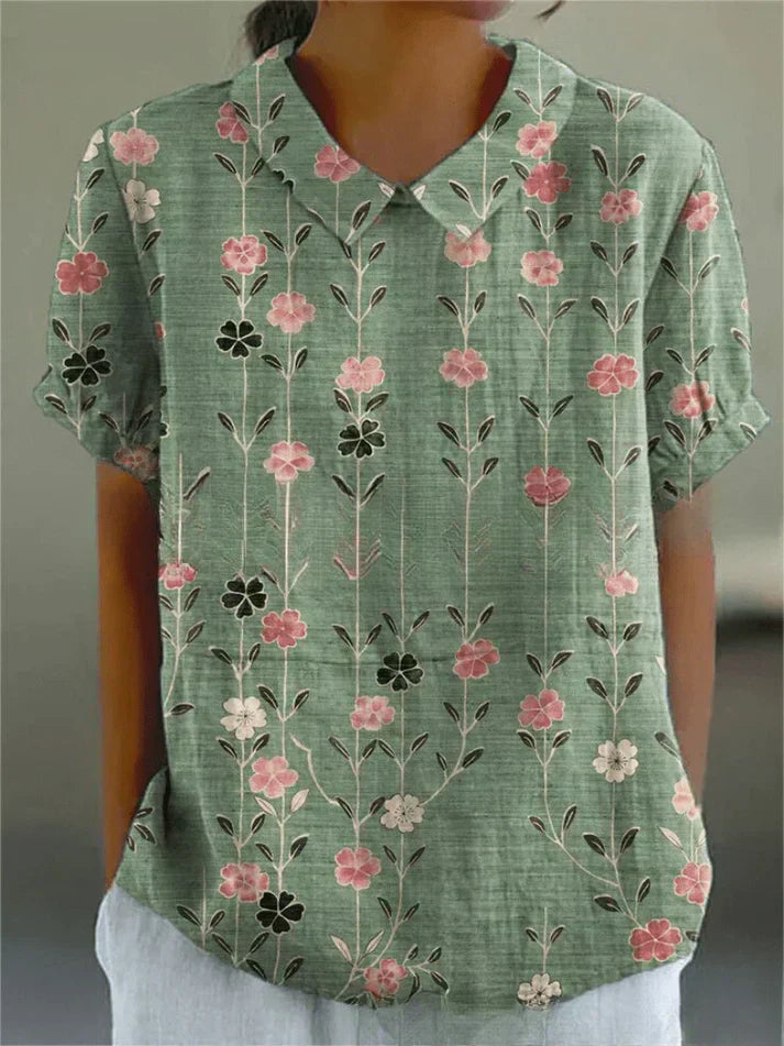 Inca | Kunstvolle Blumenbluse